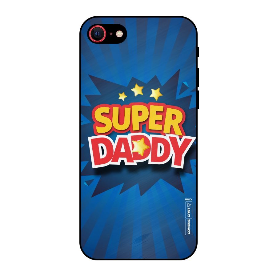 Super Daddy Metal Back Case for iPhone 8