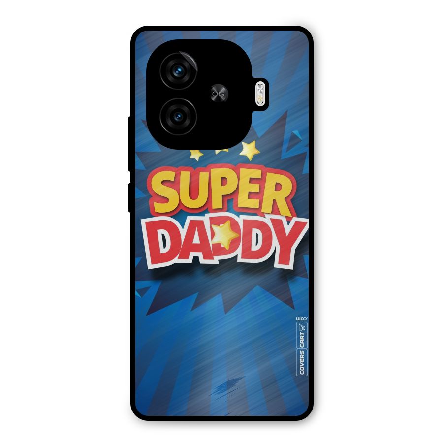 Super Daddy Metal Back Case for iQOO Z9 Turbo