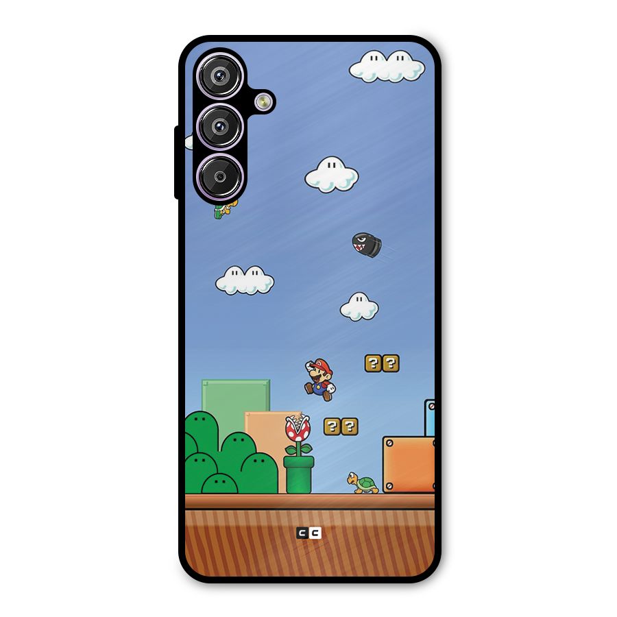 Super Plumber Metal Back Case for Galaxy F15