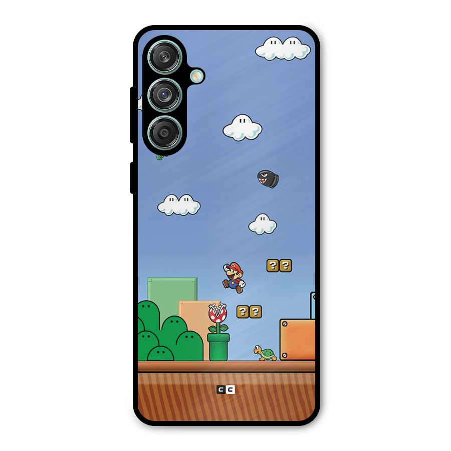 Super Plumber Metal Back Case for Galaxy M55 5G