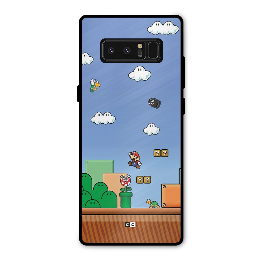 Super Plumber Metal Back Case for Galaxy Note 8
