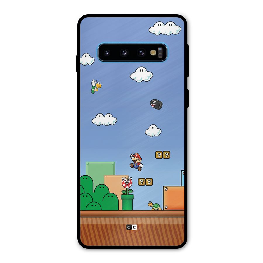 Super Plumber Metal Back Case for Galaxy S10