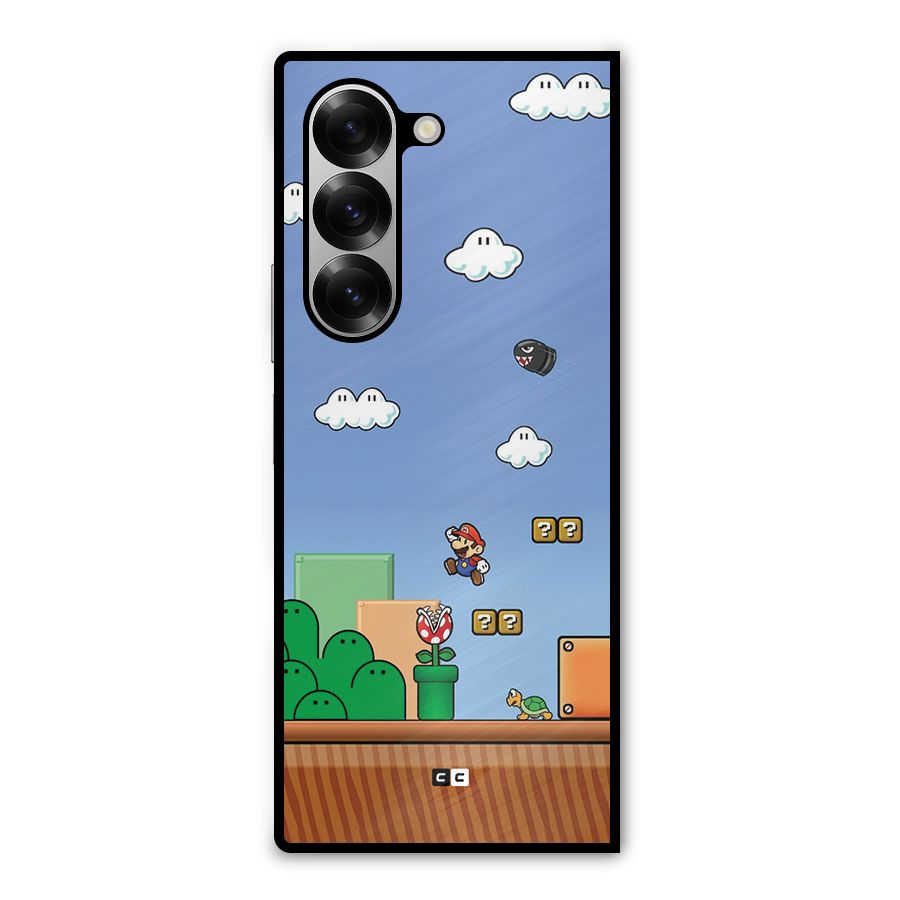 Super Plumber Metal Back Case for Galaxy Z Fold6