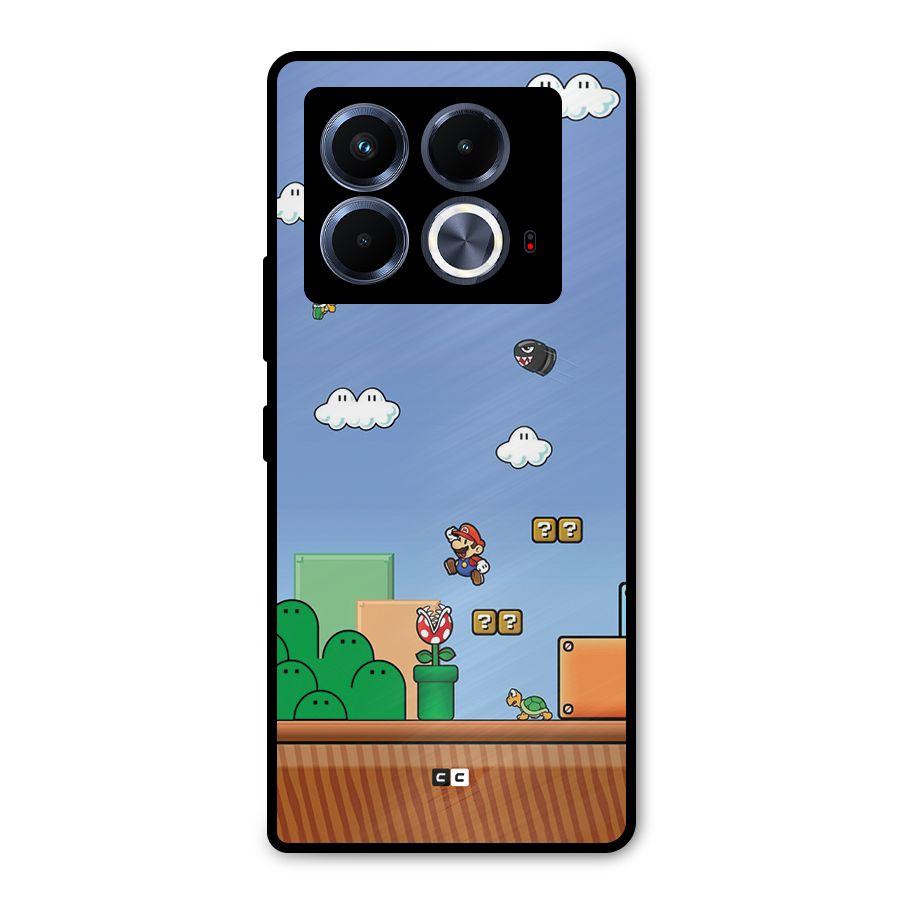 Super Plumber Metal Back Case for Infinix Note 40 5G