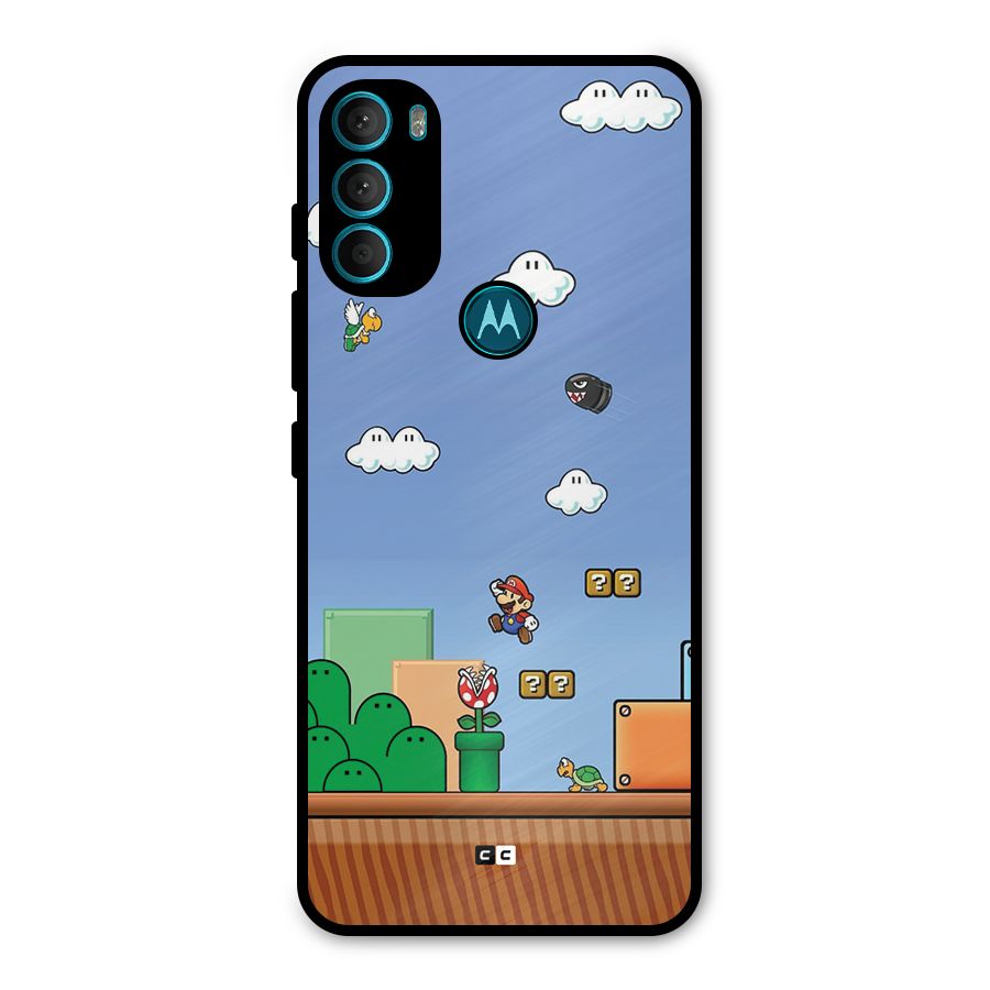 Super Plumber Metal Back Case for Moto G71 5G