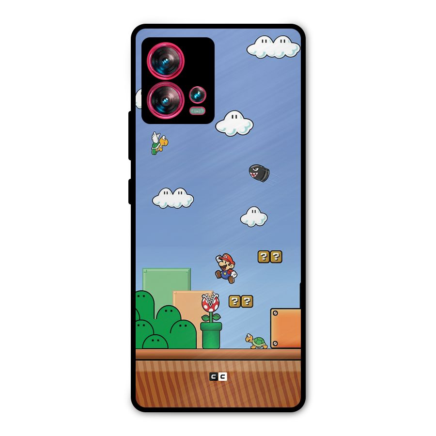 Super Plumber Metal Back Case for Motorola Edge 30 Fusion