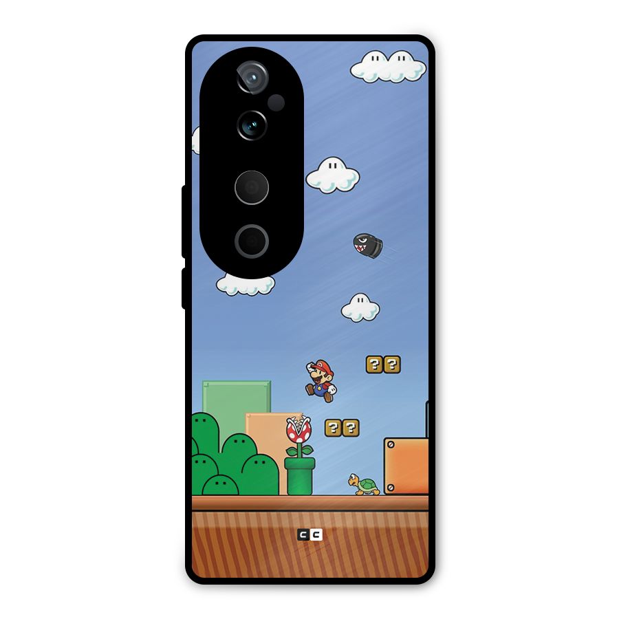 Super Plumber Metal Back Case for Vivo T3 Ultra