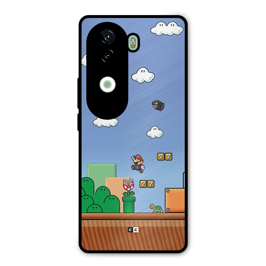 Super Plumber Metal Back Case for Vivo V40e