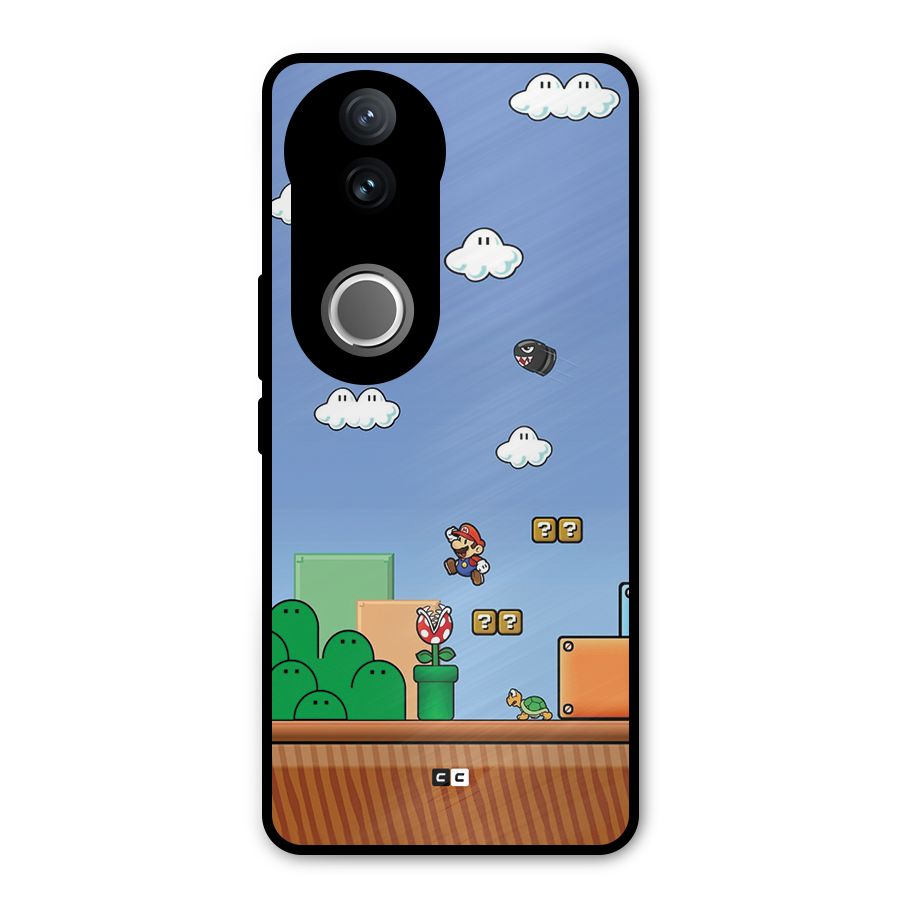 Super Plumber Metal Back Case for Vivo V50