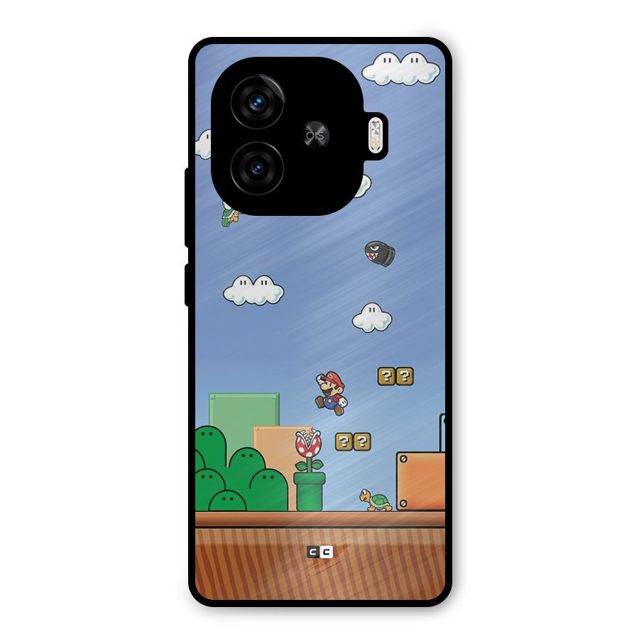 Super Plumber Metal Back Case for iQOO Z9 Turbo