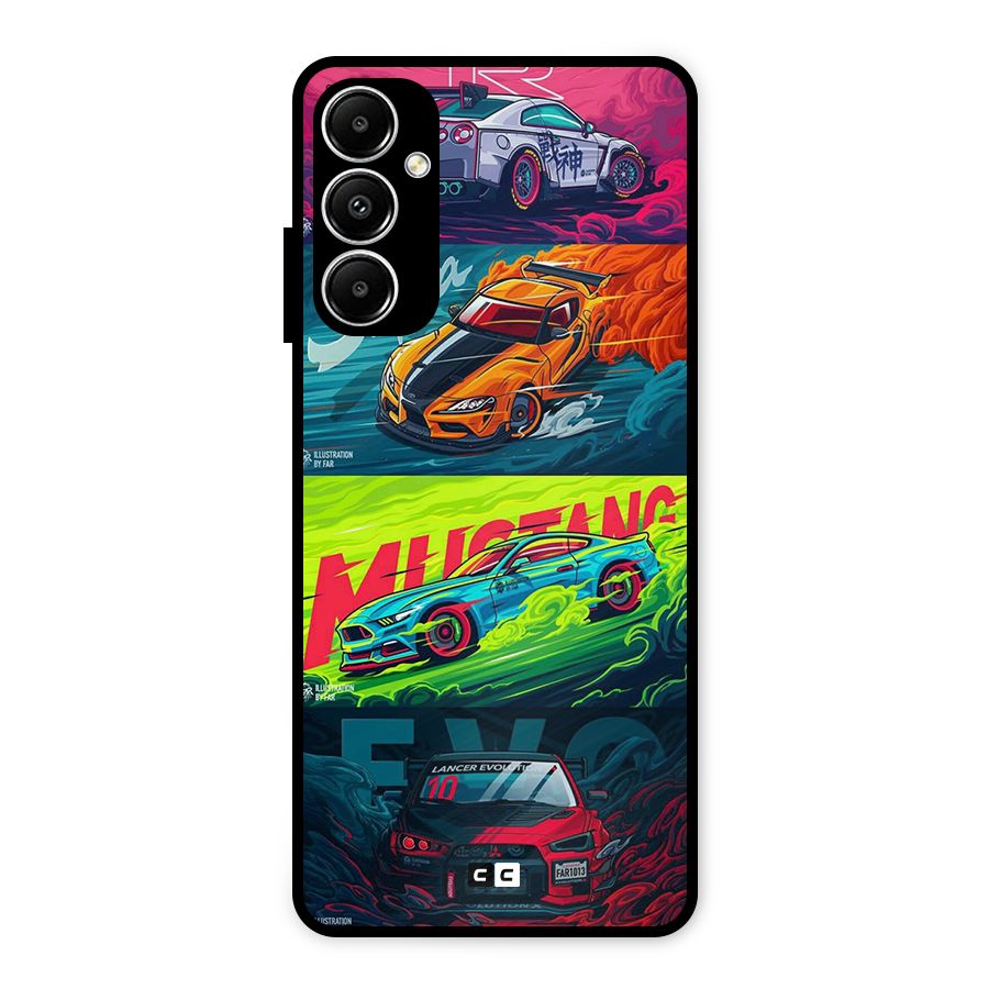 Super Racing Car Metal Back Case for Galaxy A05s