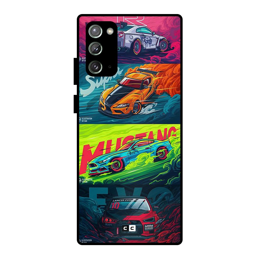 Super Racing Car Metal Back Case for Galaxy Note 20