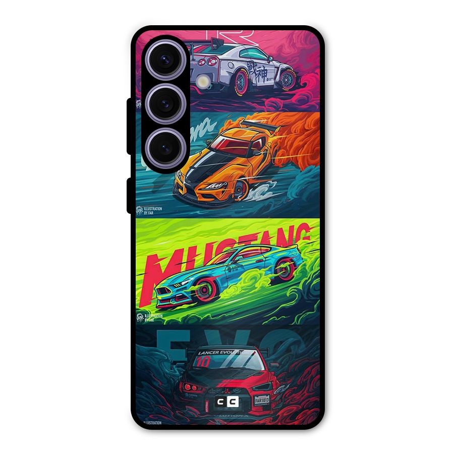 Super Racing Car Metal Back Case for Galaxy S24