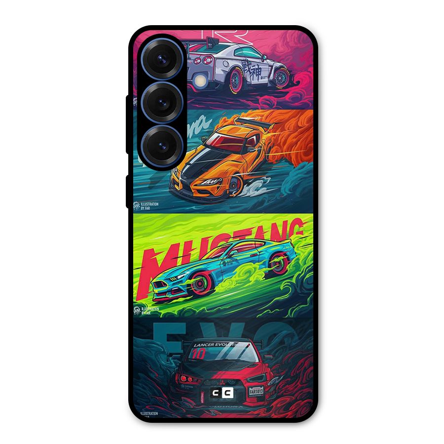 Super Racing Car Metal Back Case for Galaxy S25