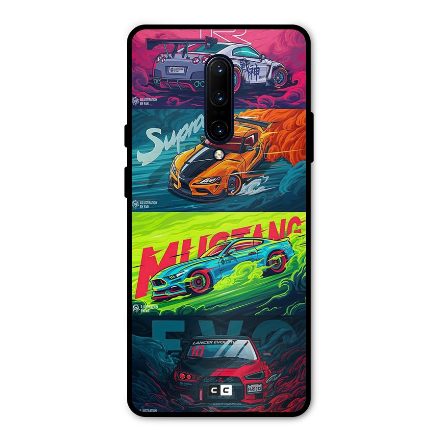 Super Racing Car Metal Back Case for OnePlus 7 Pro