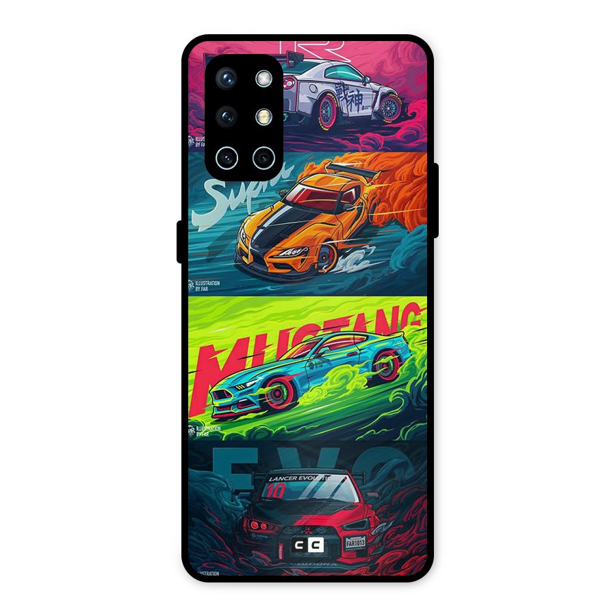 Super Racing Car Metal Back Case for OnePlus 9R