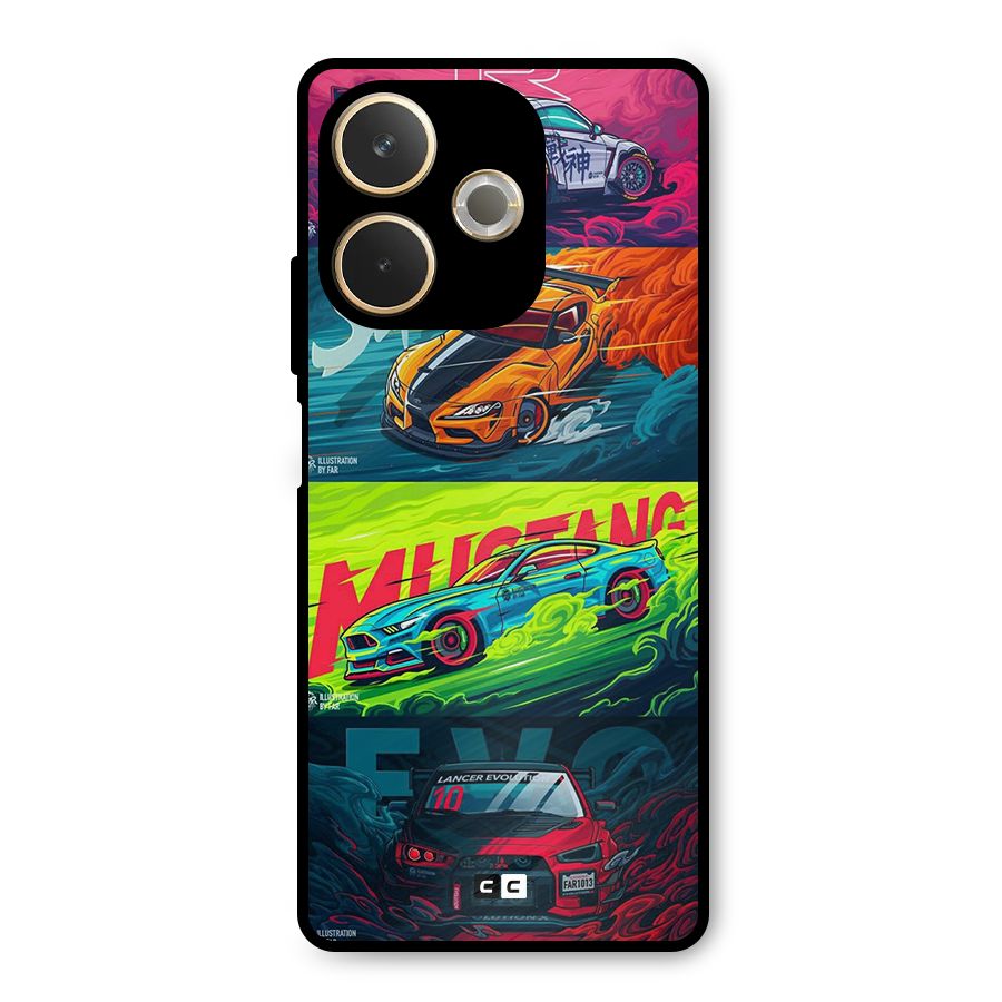 Super Racing Car Metal Back Case for Oppo A5 Pro