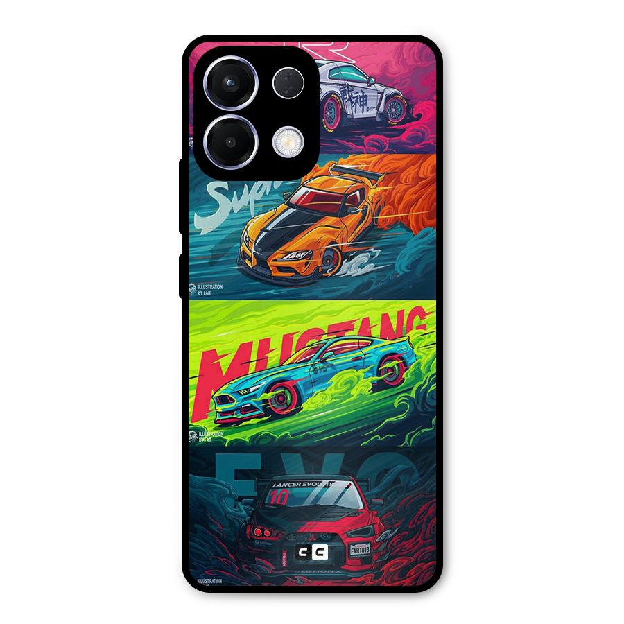 Super Racing Car Metal Back Case for Oppo K13