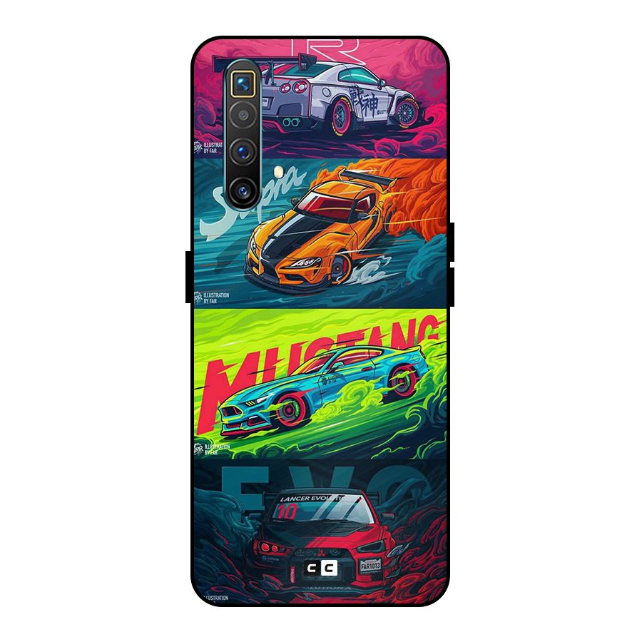 Super Racing Car Metal Back Case for Realme X3 SuperZoom