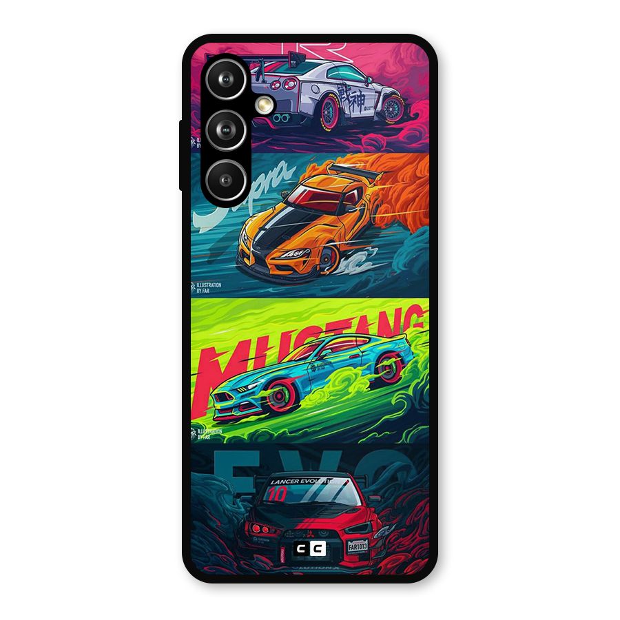 Super Racing Car Metal Back Case for Samsung Galaxy M54