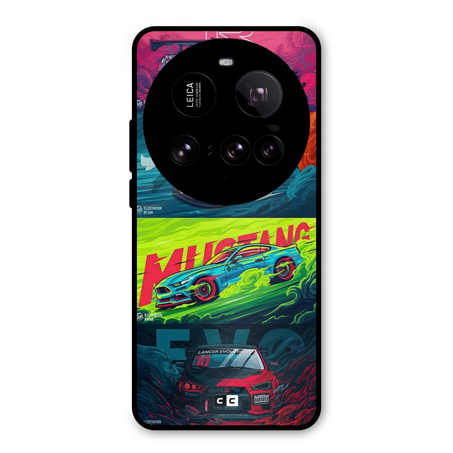 Super Racing Car Metal Back Case for Xiaomi 15 Ultra
