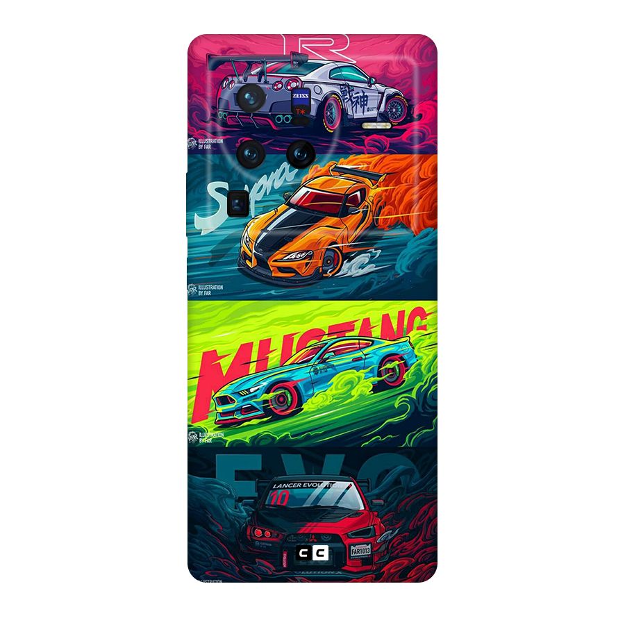 Super Racing Car Original Polycarbonate Back Case for Vivo X80