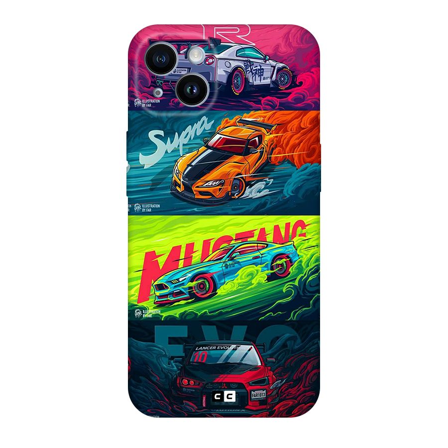 Super Racing Car Original Polycarbonate Back Case for iPhone 14
