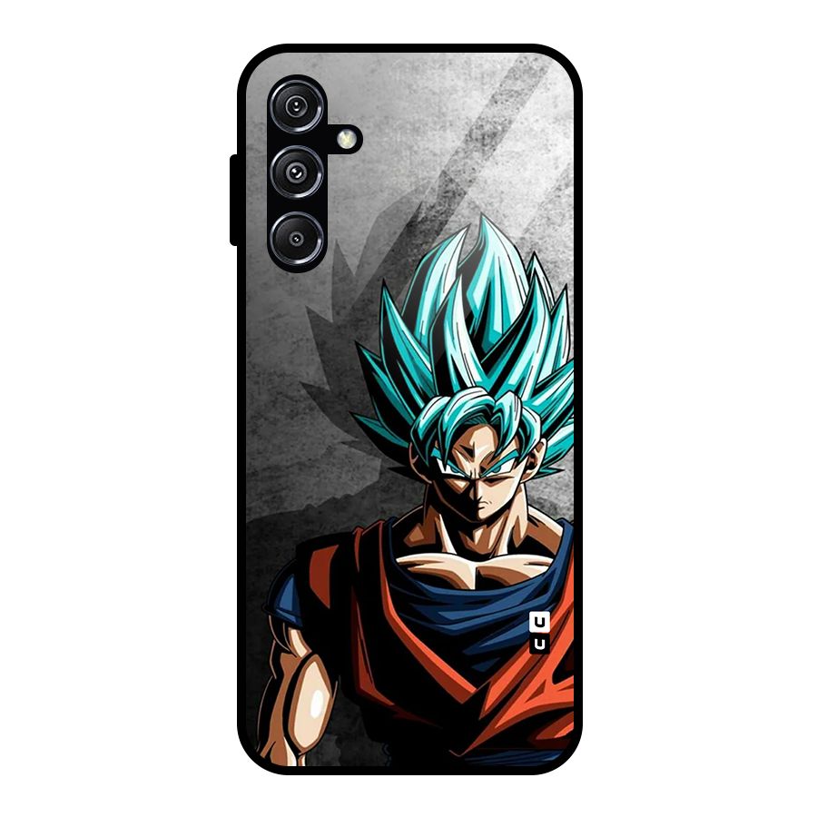 Super Saiyan Art Glass Back Case for Galaxy M34 5G