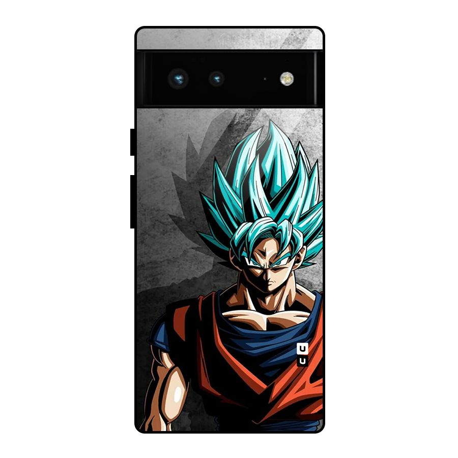 Super Saiyan Art Glass Back Case for Google Pixel 6