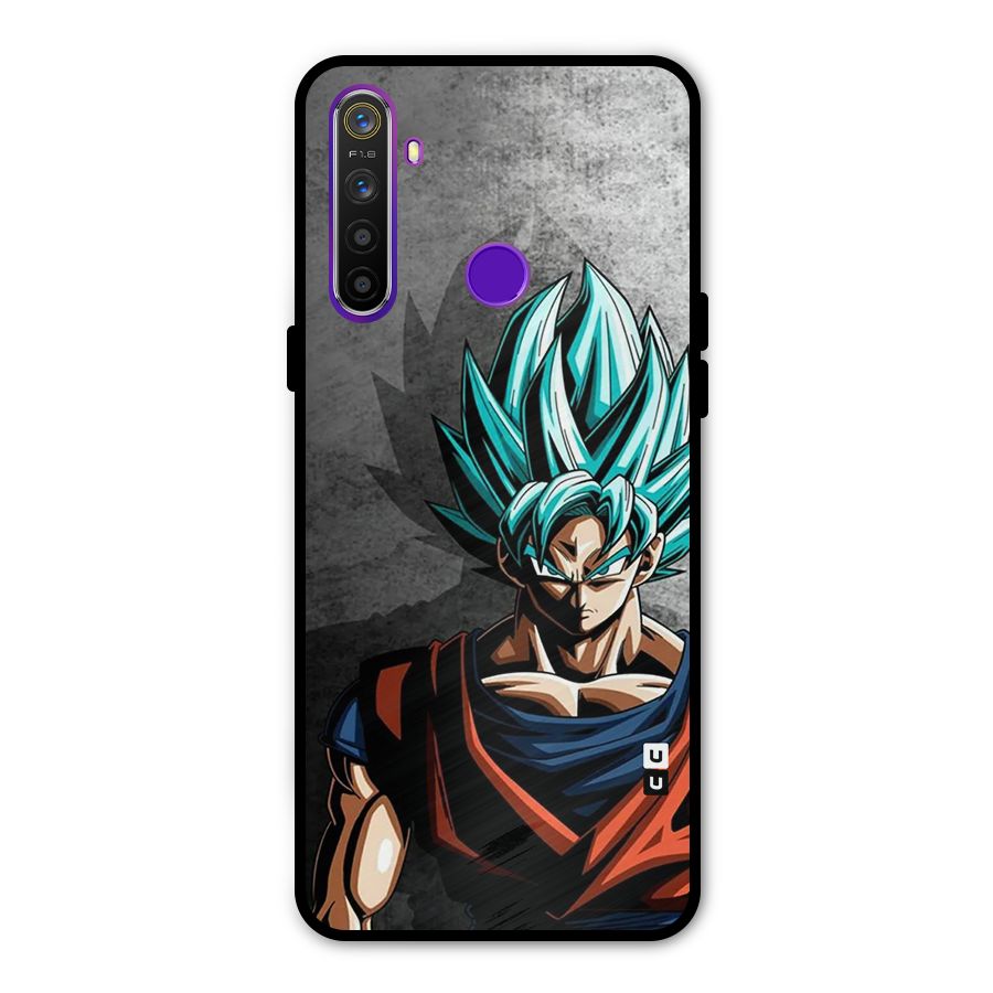 Super Saiyan Art Glass Back Case for Realme 5s