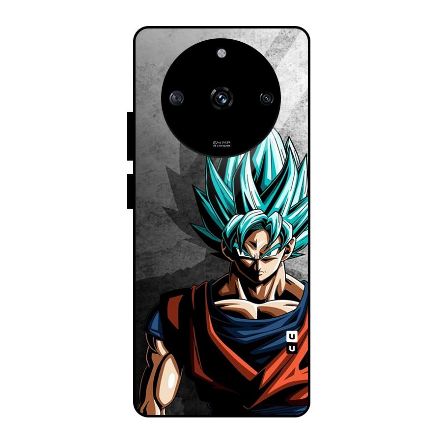 Super Saiyan Art Glass Back Case for Realme Narzo 60 5G
