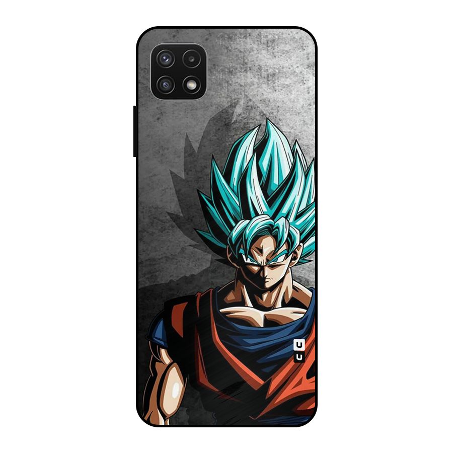 Super Saiyan Art Metal Back Case for Galaxy A22 5G