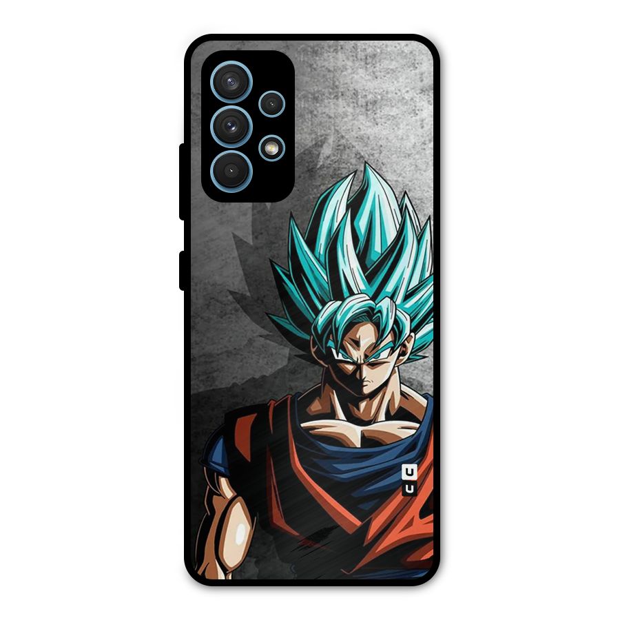 Super Saiyan Art Metal Back Case for Galaxy A32