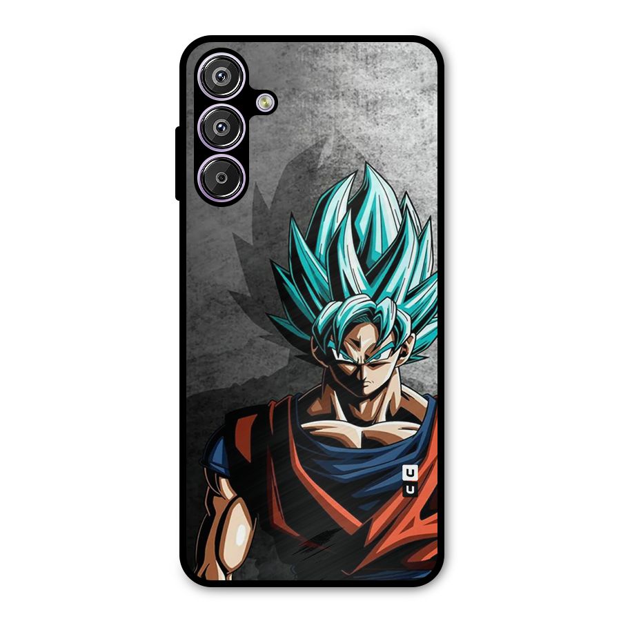 Super Saiyan Art Metal Back Case for Galaxy F15