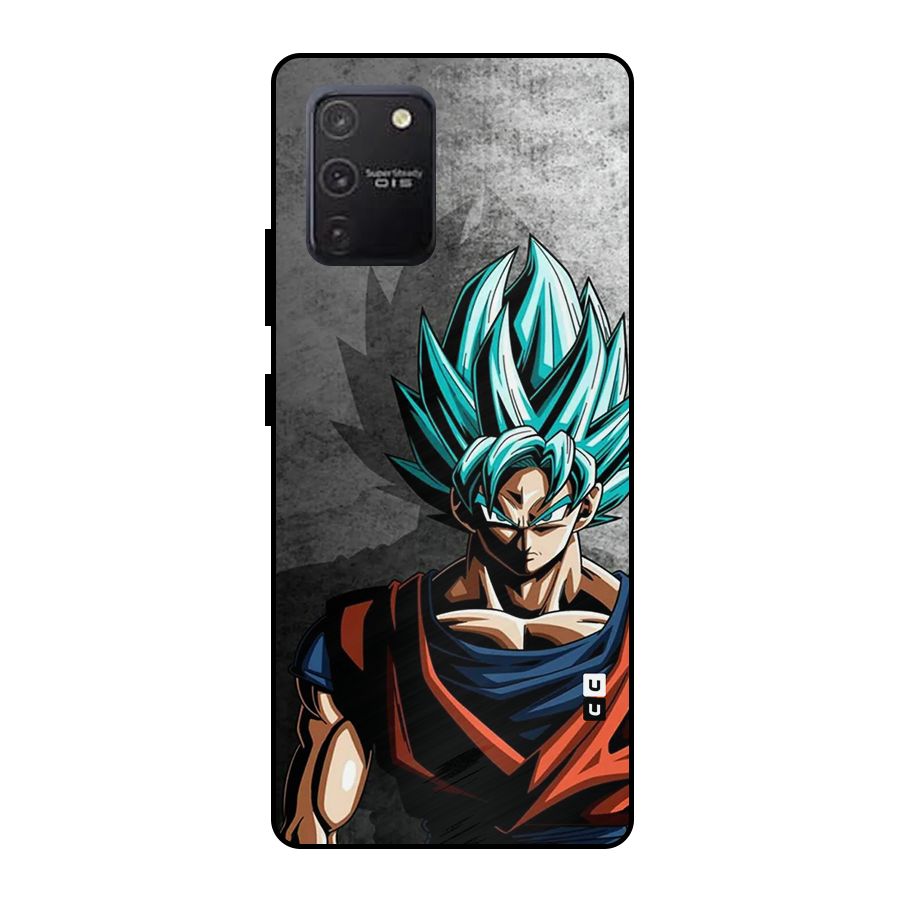 Super Saiyan Art Metal Back Case for Galaxy S10 Lite