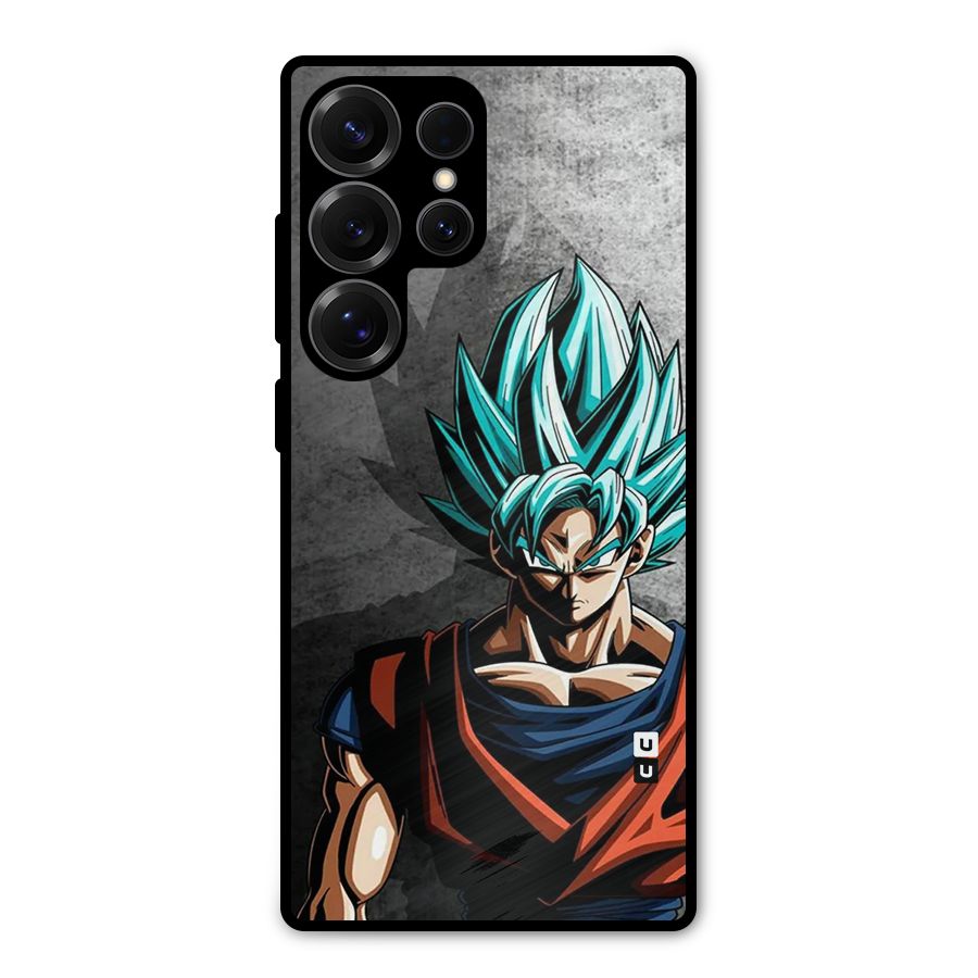 Super Saiyan Art Metal Back Case for Galaxy S25 Ultra