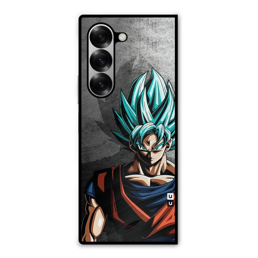 Super Saiyan Art Metal Back Case for Galaxy Z Fold6