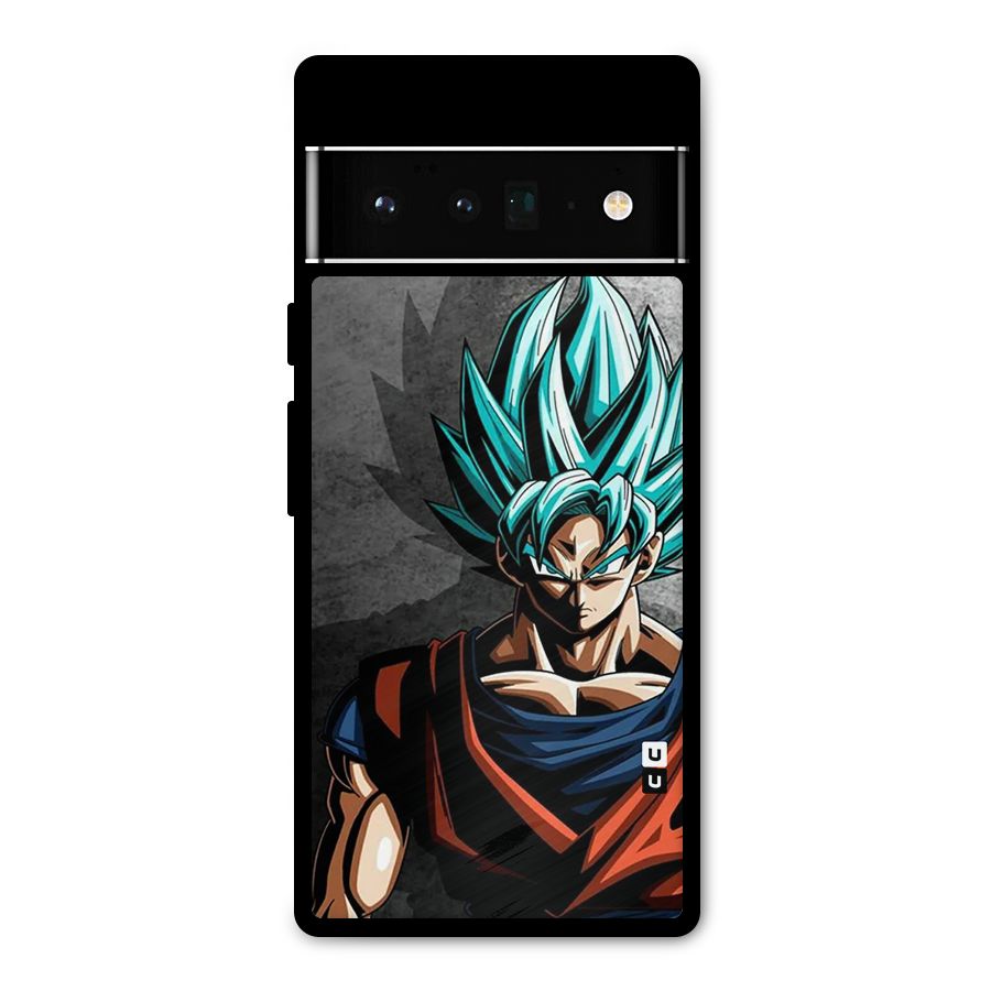 Super Saiyan Art Metal Back Case for Google Pixel 6 Pro