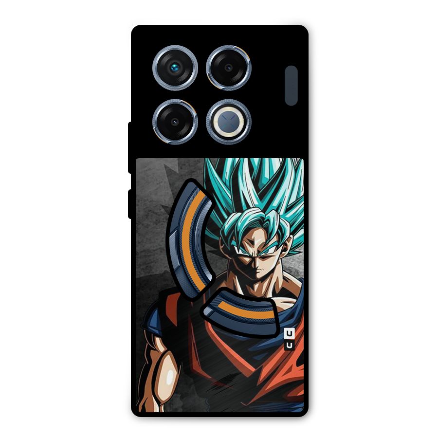 Super Saiyan Art Metal Back Case for Infinix GT 20 Pro