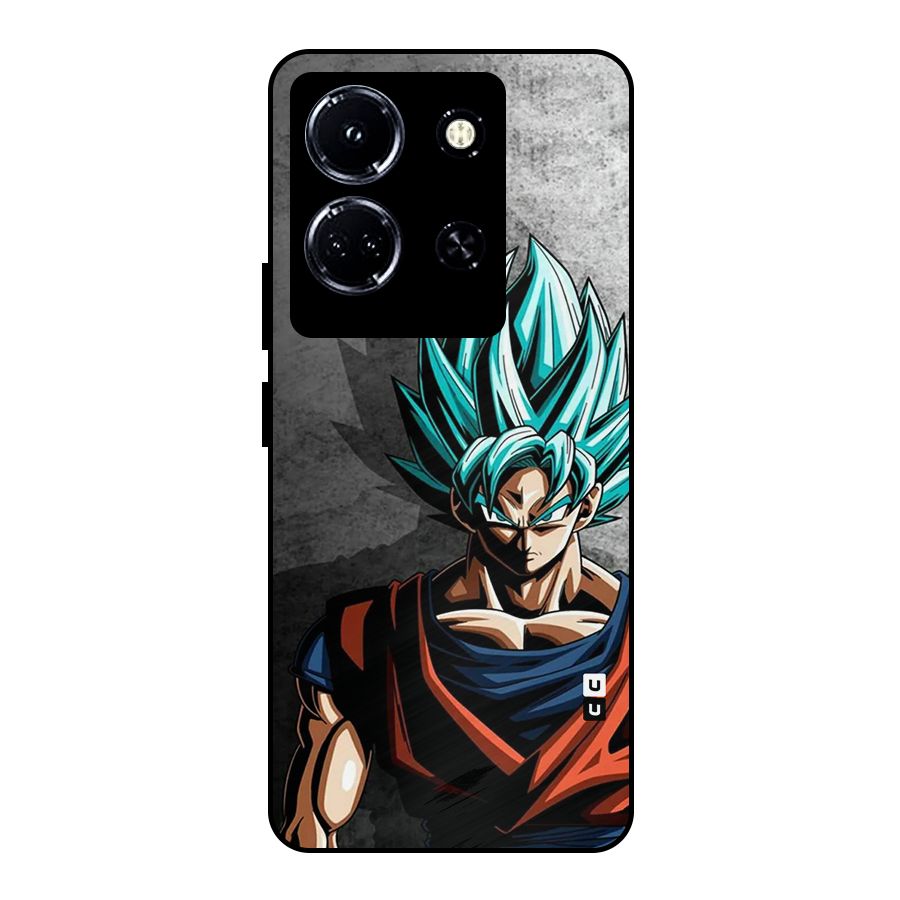 Super Saiyan Art Metal Back Case for Infinix Note 30 5G