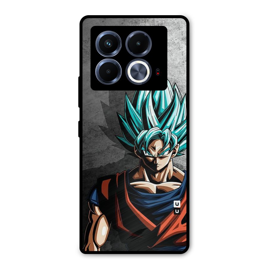 Super Saiyan Art Metal Back Case for Infinix Note 40 5G
