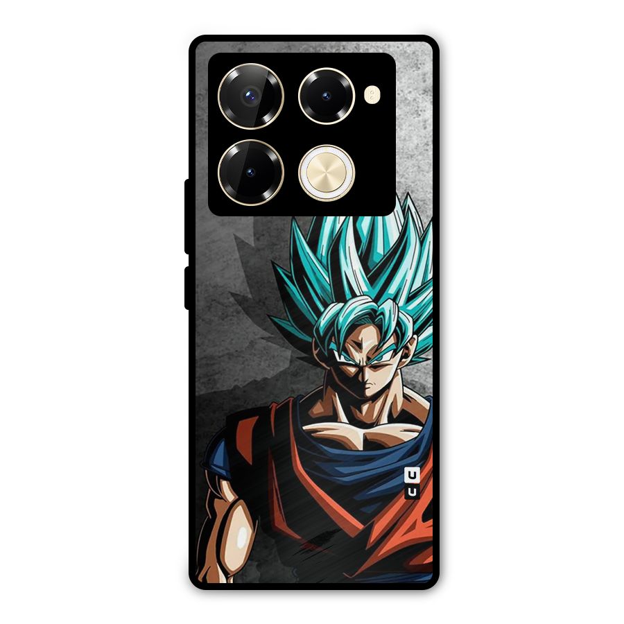 Super Saiyan Art Metal Back Case for Infinix Note 40 Pro Plus