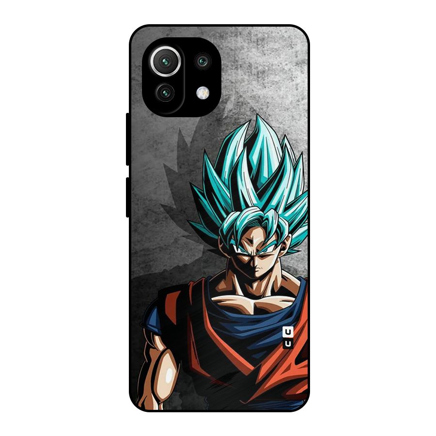 Super Saiyan Art Metal Back Case for Mi 11 Lite NE 5G