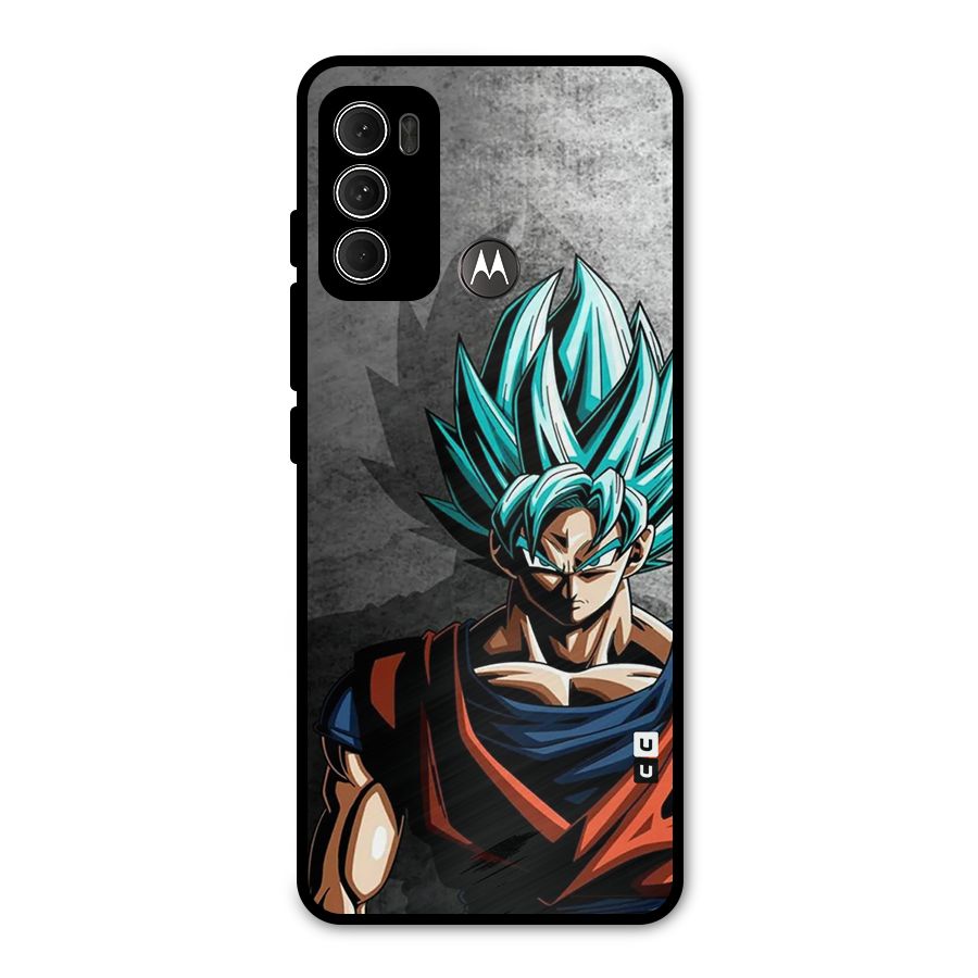 Super Saiyan Art Metal Back Case for Moto G60