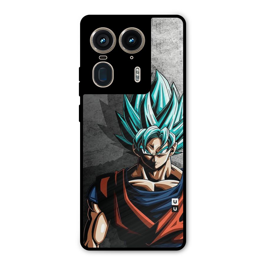 Super Saiyan Art Metal Back Case for Motorola Edge 50 Ultra