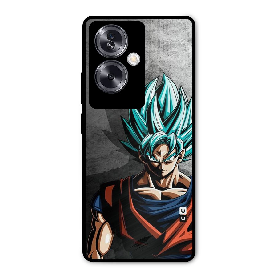 Super Saiyan Art Metal Back Case for Oppo A79 5G