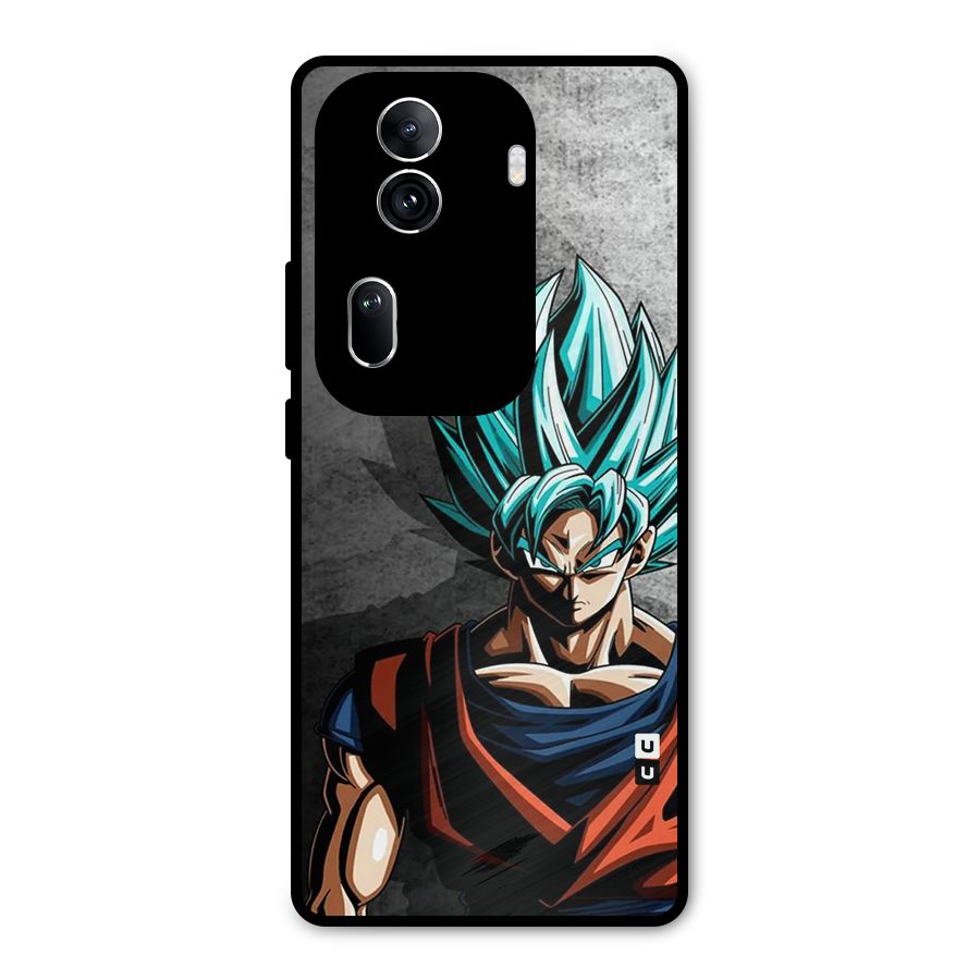 Super Saiyan Art Metal Back Case for Oppo Reno11 Pro 5G