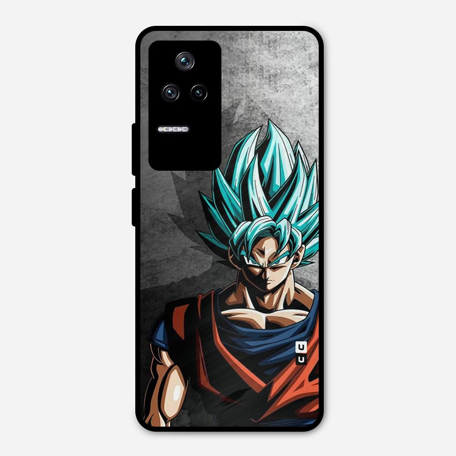 Super Saiyan Art Metal Back Case for Poco F4 5G