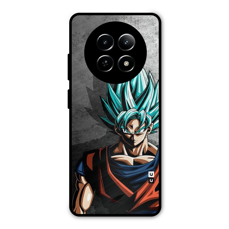 Super Saiyan Art Metal Back Case for Realme 12x 5G