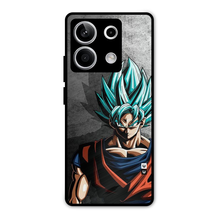 Super Saiyan Art Metal Back Case for Redmi Note 13 5G